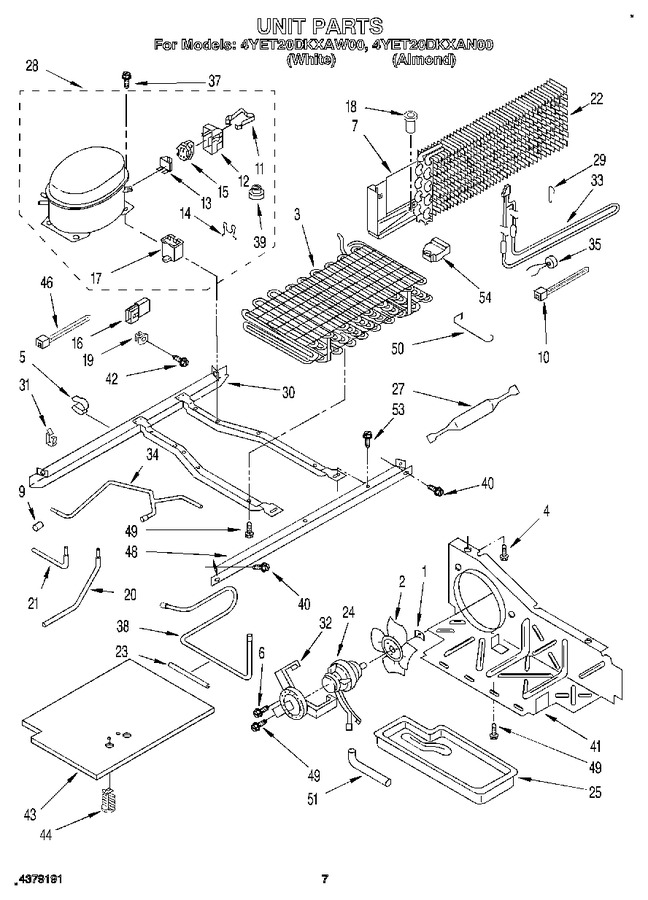 Diagram for 4YET20DKAW00