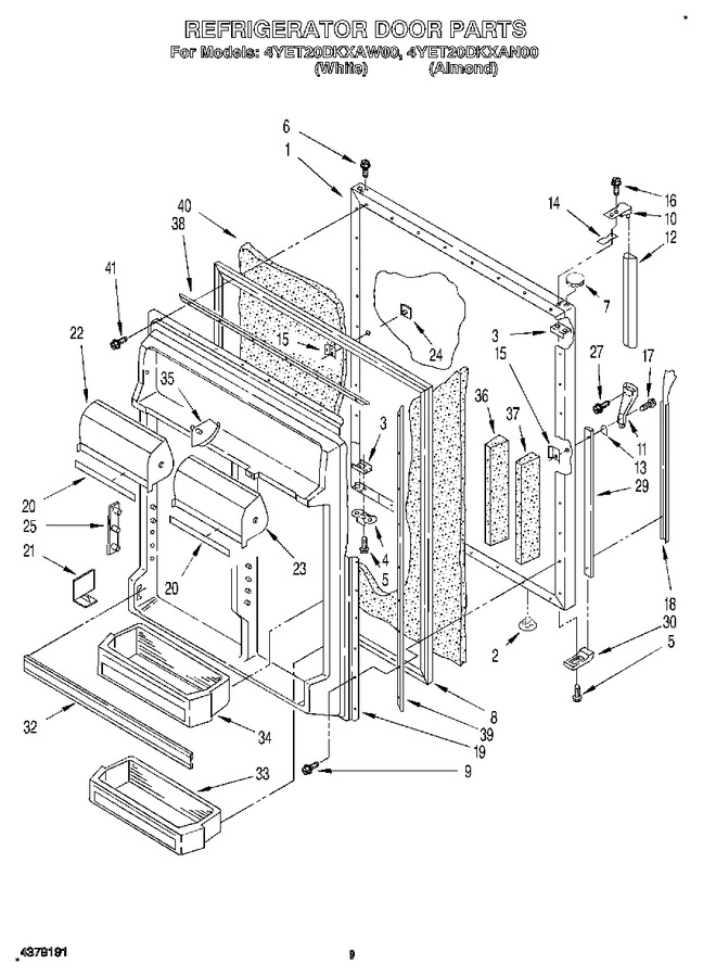 Diagram for 4YET20DKXAW00