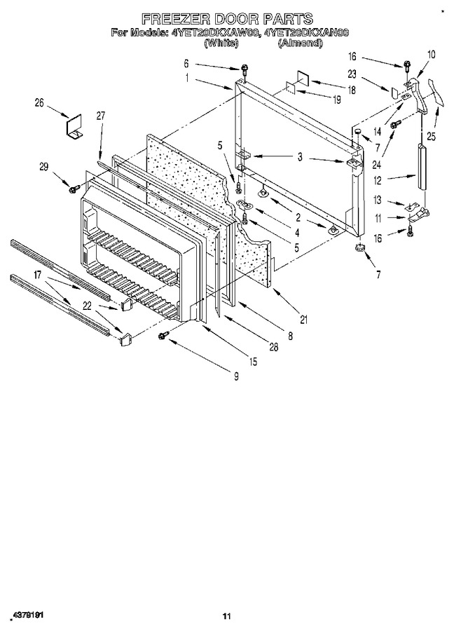 Diagram for 4YET20DKXAN00