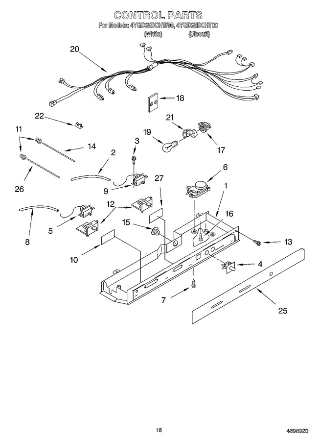 Diagram for 4YGD25DCHW00