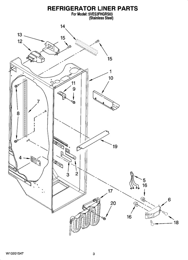 Diagram for 5VES3FHGRS03