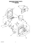 Diagram for 08 - Dispenser Front Parts