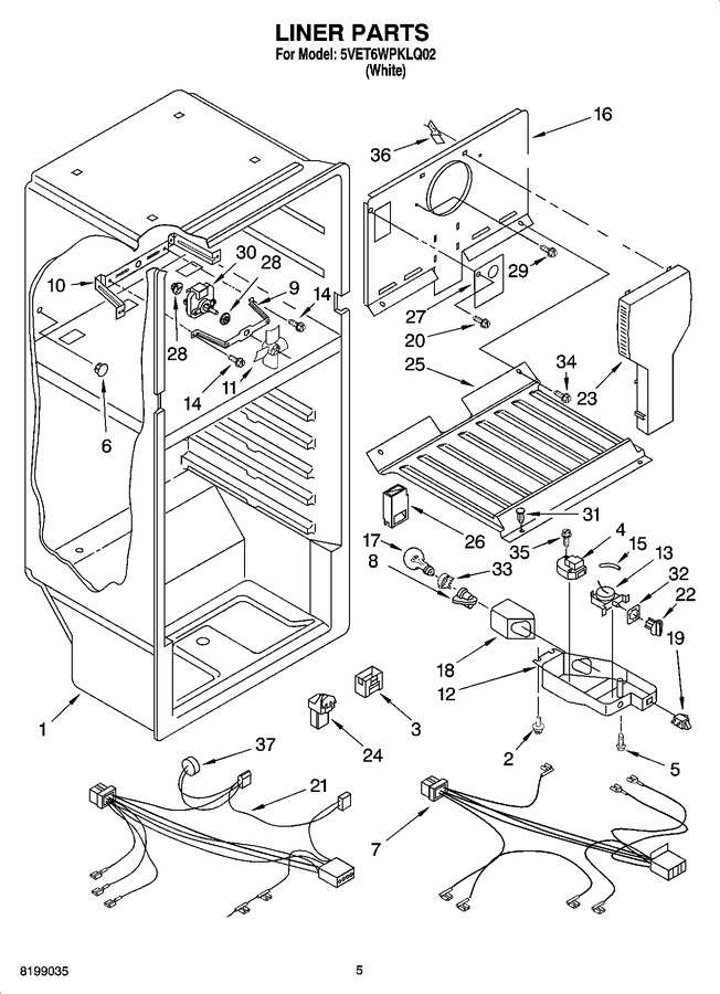 Diagram for 5VET6WPKLQ02