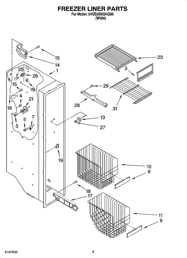 Diagram for 5VGS3SHGKQ00