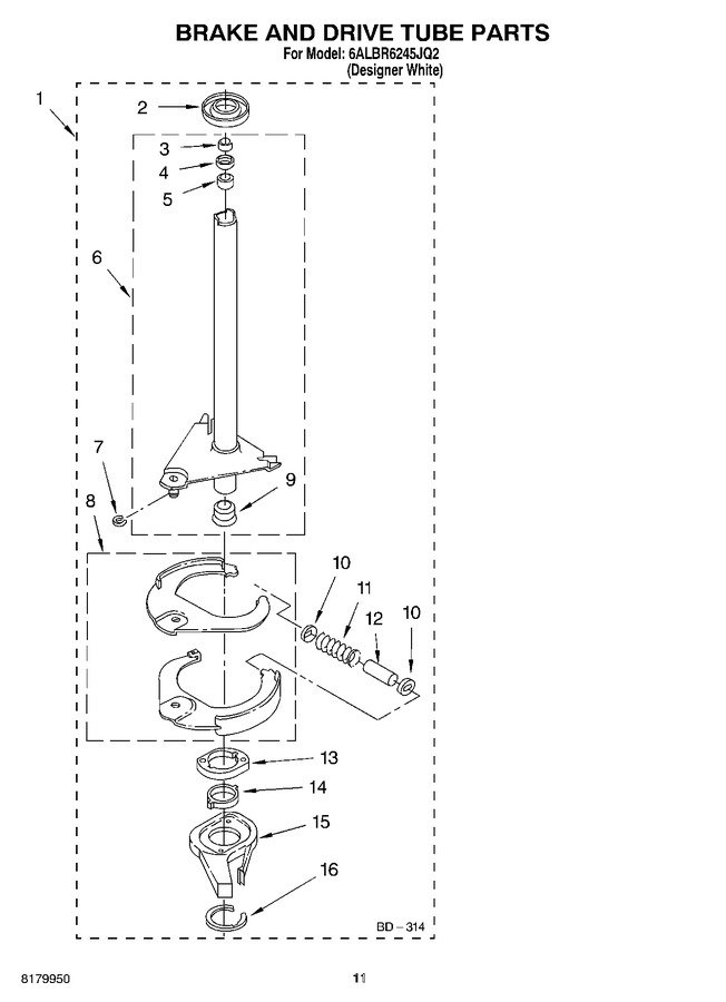 Diagram for 6ALBR6245JQ2