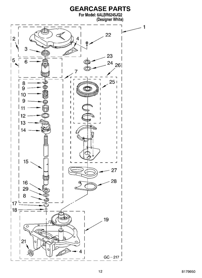 Diagram for 6ALBR6245JQ2