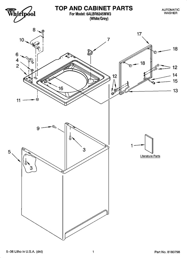 Diagram for 6ALBR6245MW3