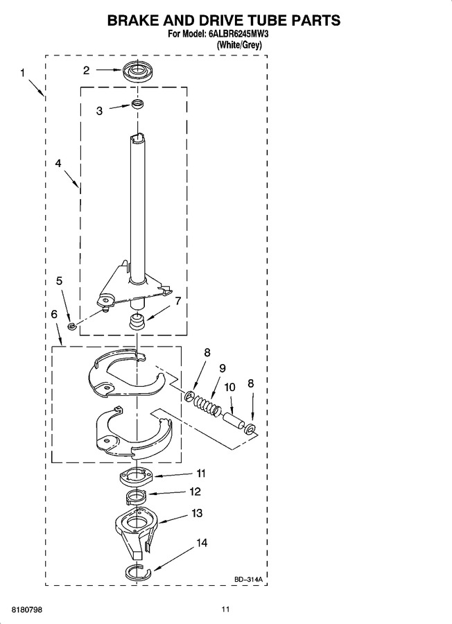 Diagram for 6ALBR6245MW3