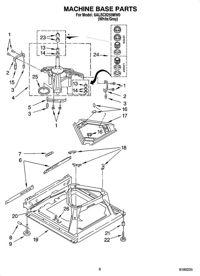 Diagram for 6ALSC8255MW0