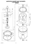 Diagram for 03 - Agitator, Basket And Tub Parts