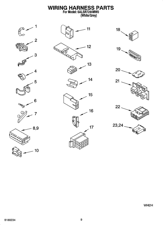 Diagram for 6ALSR7244MW0