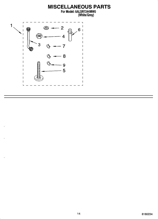 Diagram for 6ALSR7244MW0