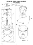 Diagram for 03 - Agitator, Basket And Tub Parts