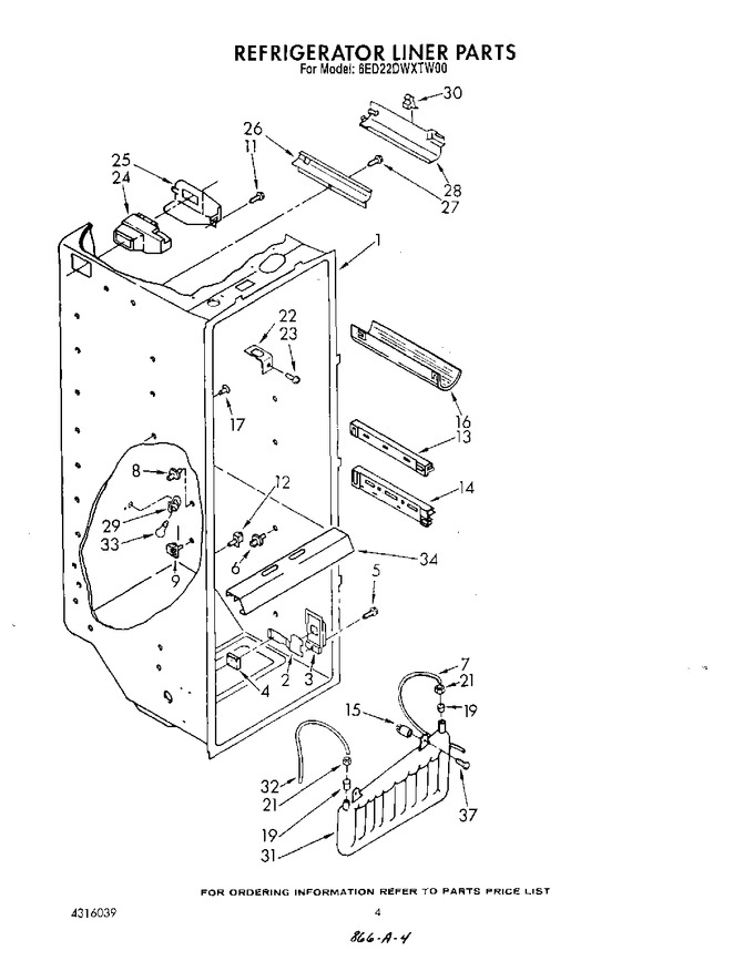 Diagram for 6ED22DWXTW00