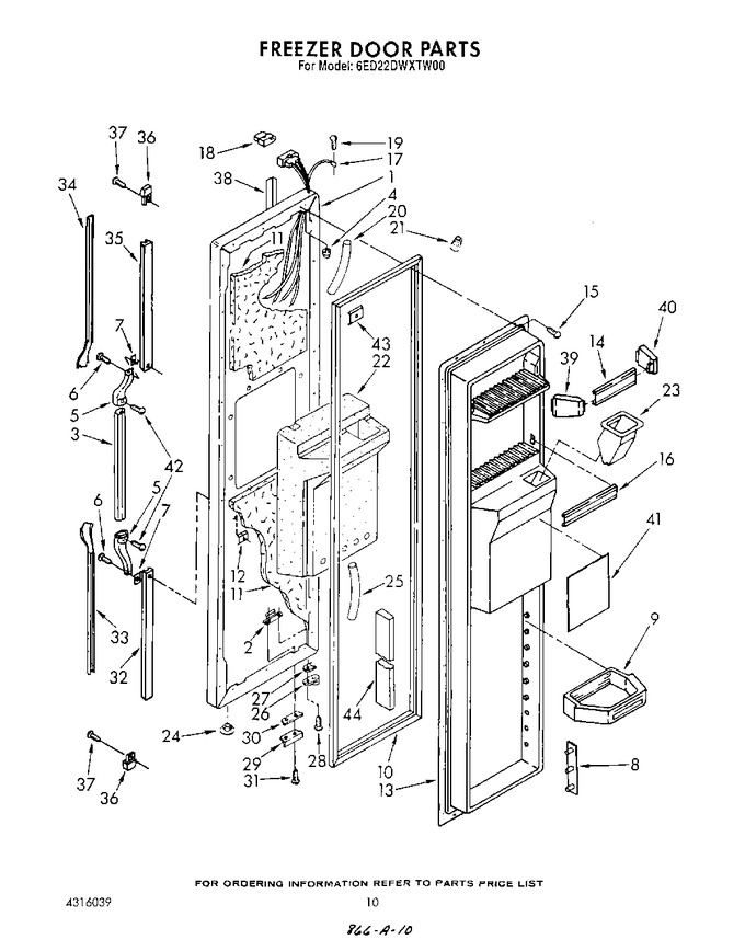 Diagram for 6ED22DWXTW00