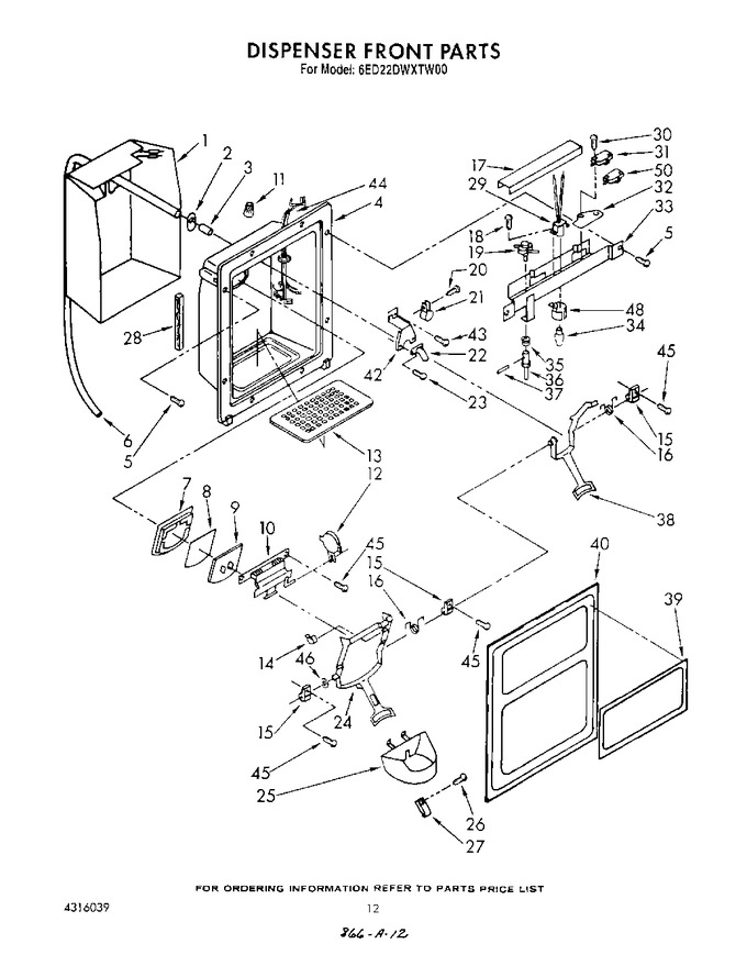 Diagram for 6ED22DWXTW00