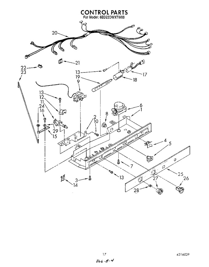 Diagram for 6ED22DWXTW00