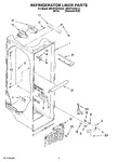 Diagram for 02 - Refrigerator Liner Parts