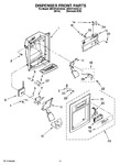 Diagram for 09 - Dispenser Front Parts