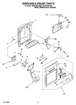 Diagram for 10 - Dispenser Front Parts