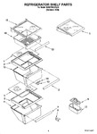 Diagram for 03 - Refrigerator Shelf Parts