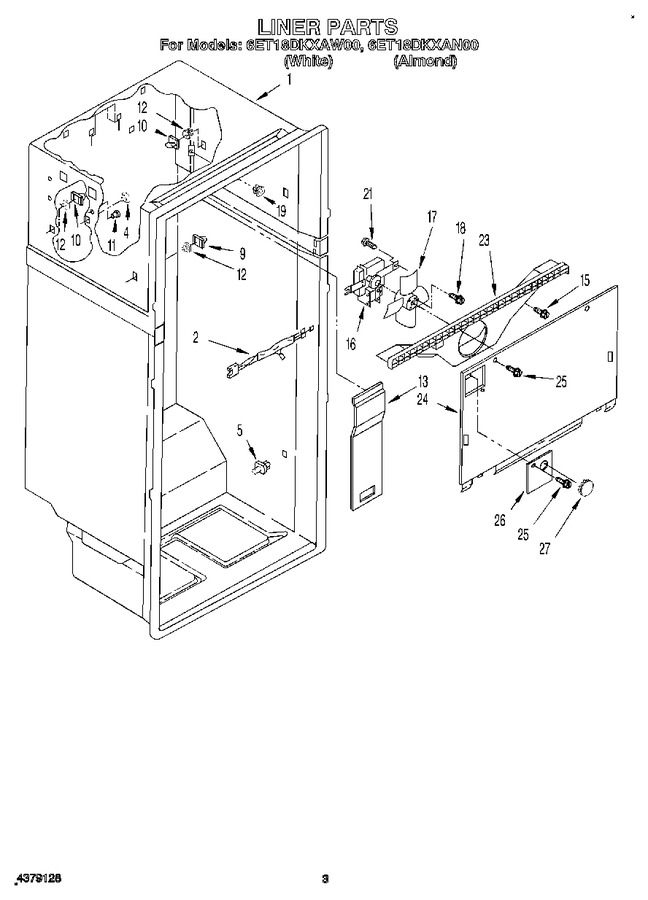 Diagram for 6ET18DKXAW00