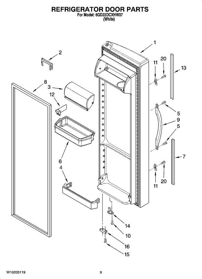 Diagram for 6GD22DCXHW07