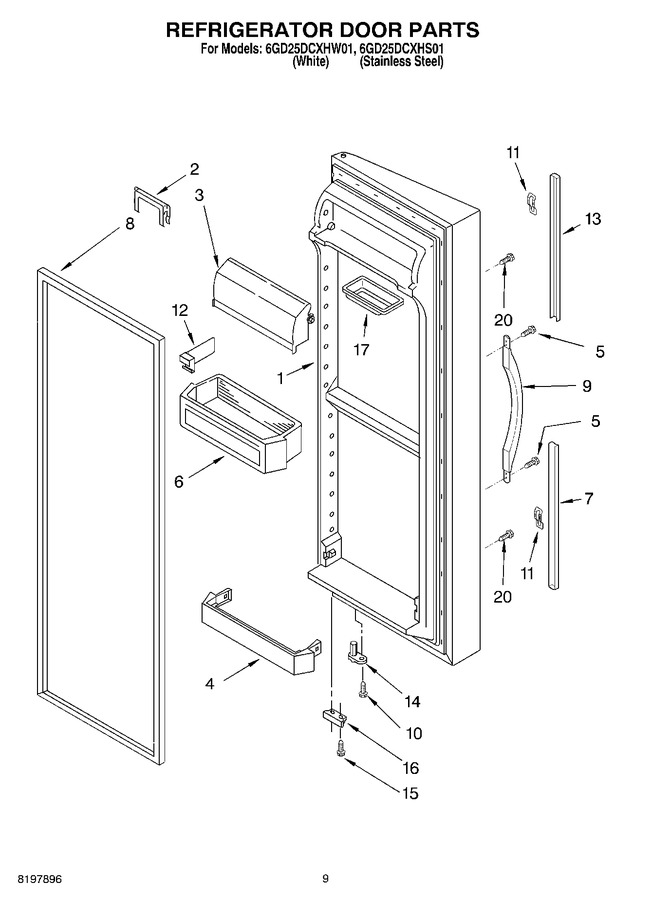 Diagram for 6GD25DCXHW01