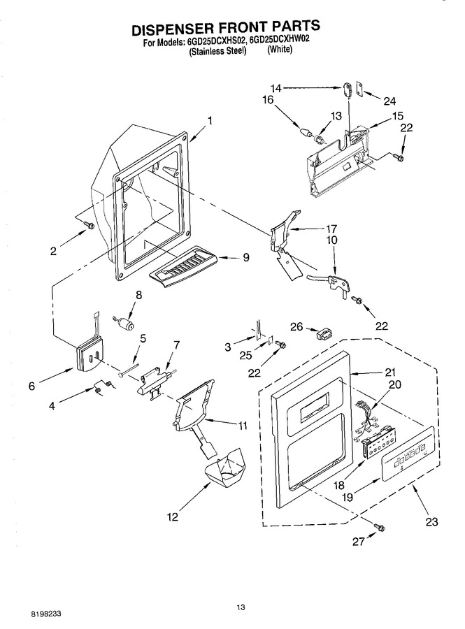 Diagram for 6GD25DCXHW02