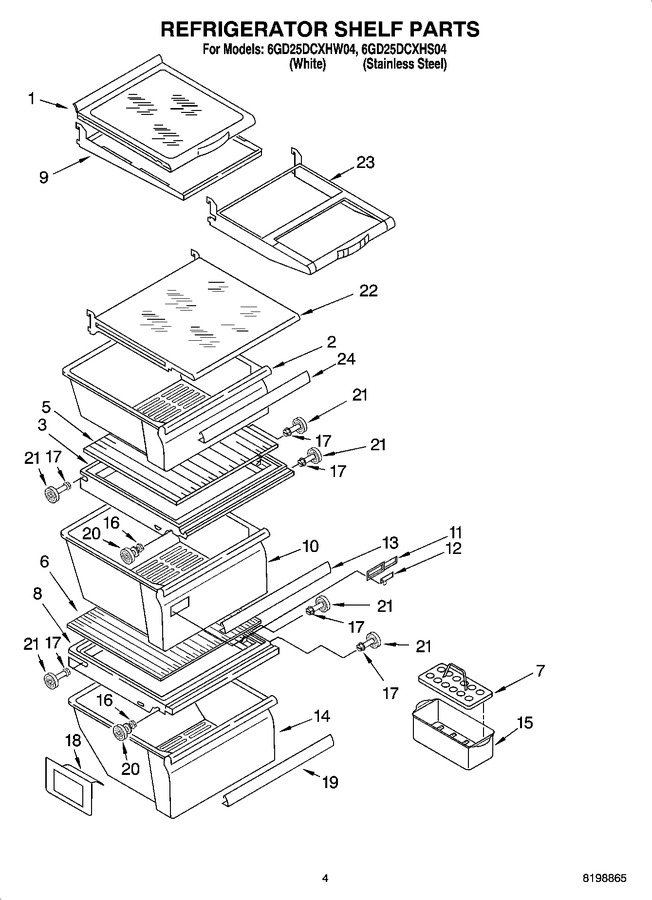 Diagram for 6GD25DCXHW04