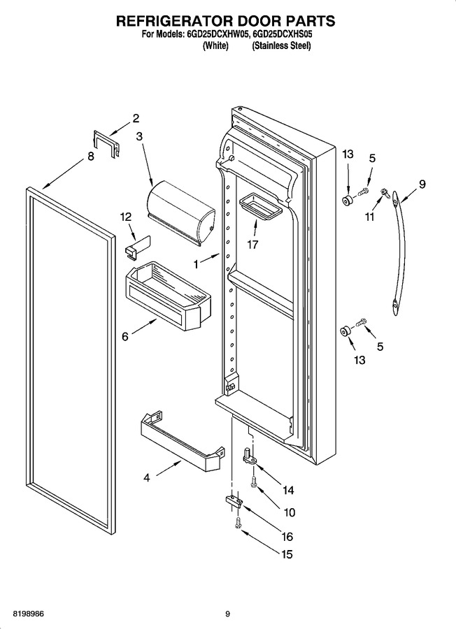 Diagram for 6GD25DCXHW05