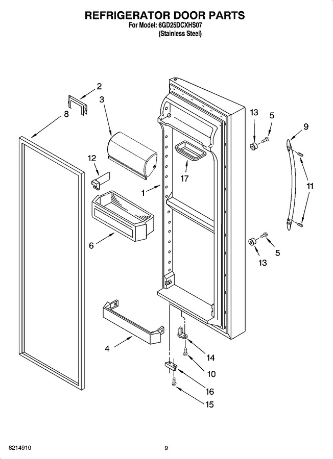 Diagram for 6GD25DCXHS07