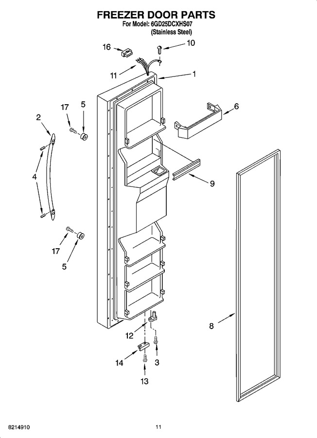 Diagram for 6GD25DCXHS07