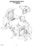 Diagram for 08 - Dispenser Front Parts