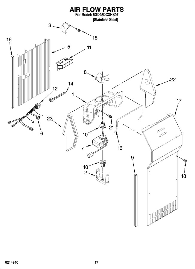 Diagram for 6GD25DCXHS07