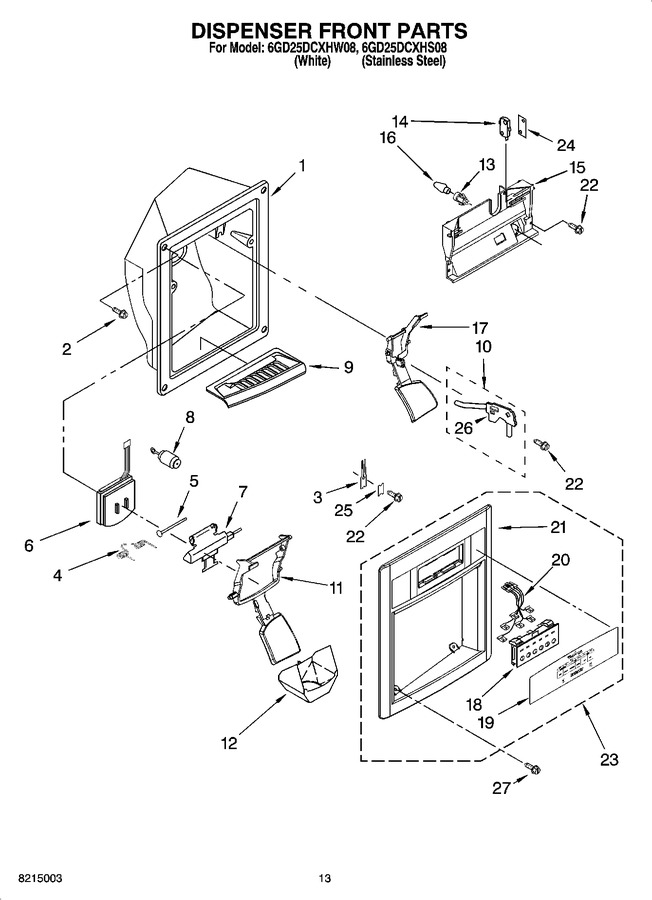 Diagram for 6GD25DCXHW08