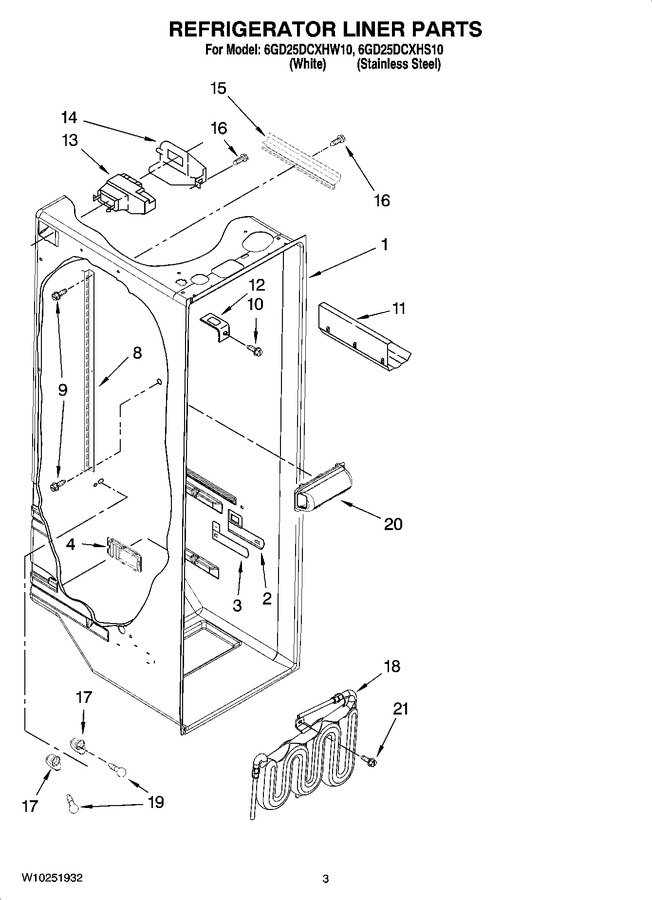 Diagram for 6GD25DCXHW10