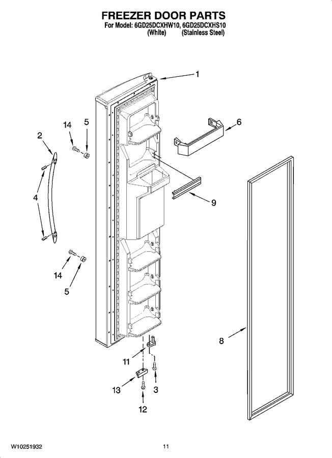 Diagram for 6GD25DCXHW10