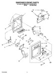 Diagram for 08 - Dispenser Front Parts