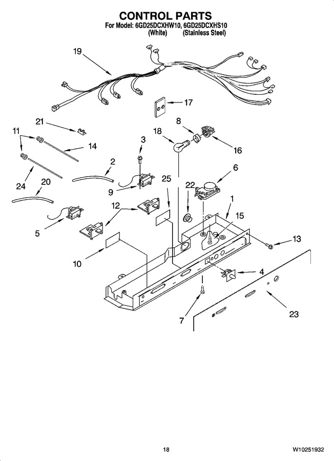 Diagram for 6GD25DCXHW10