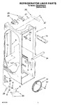 Diagram for 02 - Refrigerator Liner Parts