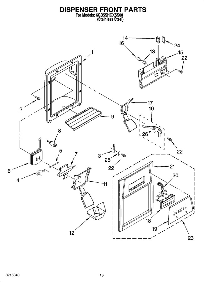 Diagram for 6GD5SHGXSS00