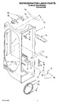 Diagram for 02 - Refrigerator Liner Parts