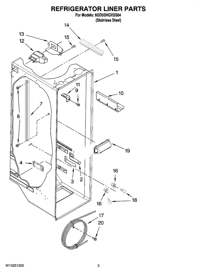 Diagram for 6GD5SHGXSS04