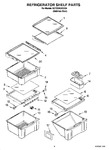 Diagram for 03 - Refrigerator Shelf Parts