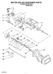 Diagram for 05 - Motor And Ice Container Parts