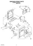 Diagram for 08 - Dispenser Front Parts