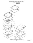 Diagram for 03 - Refrigerator Shelf Parts