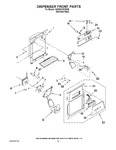 Diagram for 08 - Dispenser Front Parts