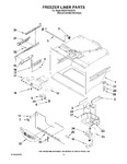 Diagram for 02 - Freezer Liner Parts